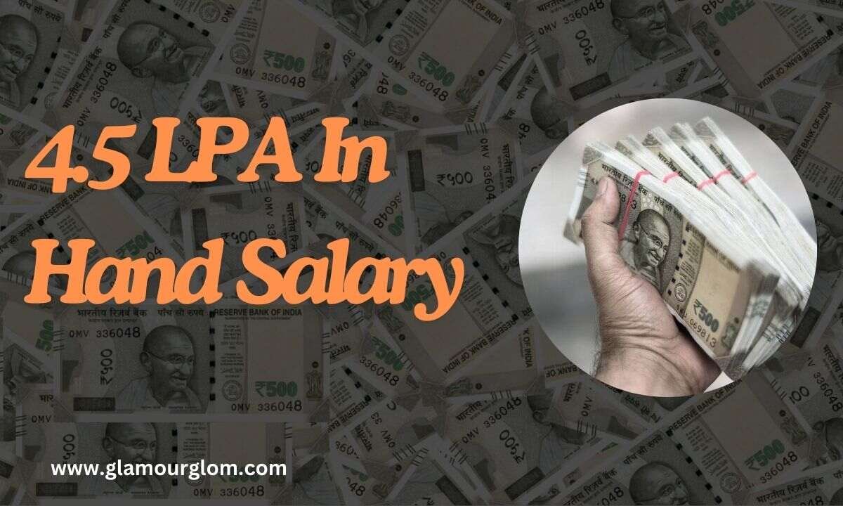 4.5 lpa in hand salary